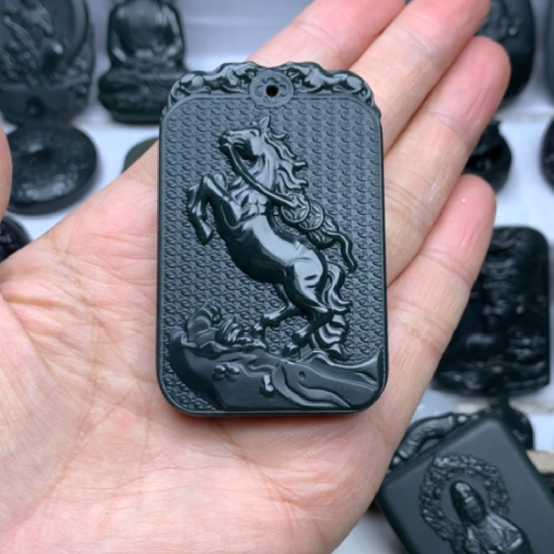 【闪购商品】和田玉颈饰未镶嵌，*双面雕刻