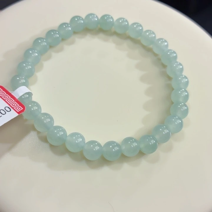 翡翠未镶嵌手链冰胶葡萄肉卡6.3