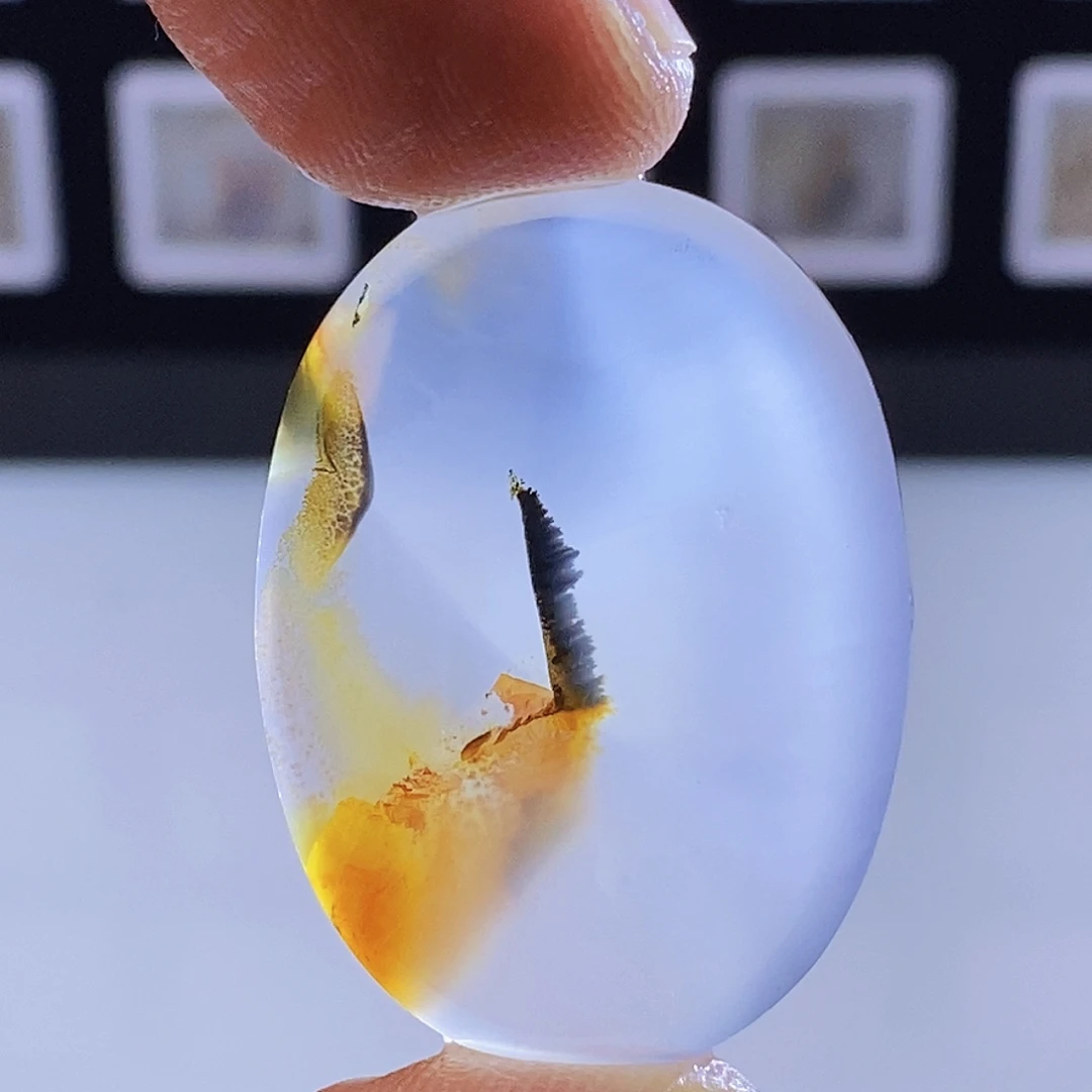 玛瑙/玉髓未镶嵌吊坠(不含链)109