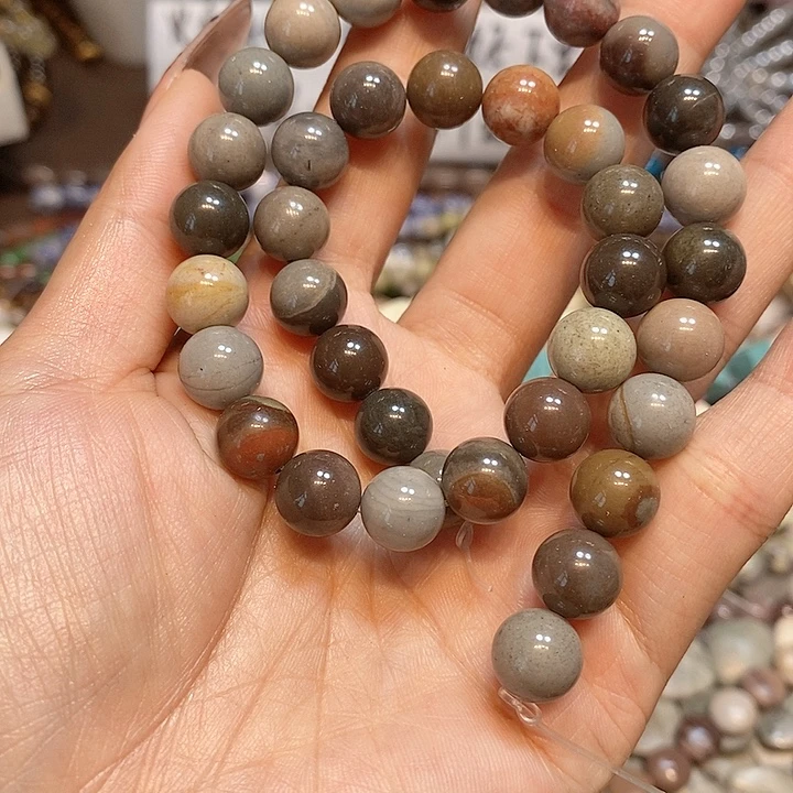 玛瑙/玉髓散珠阿拉善一条10mm