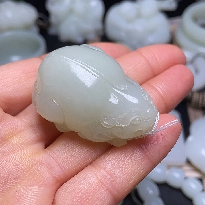 吊坠(不含链)未镶嵌和田玉