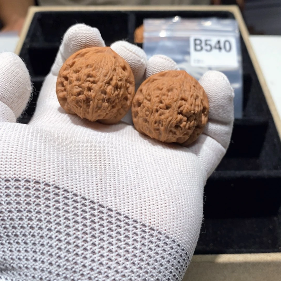 手串文玩核桃B540七步沟36.5（精对）