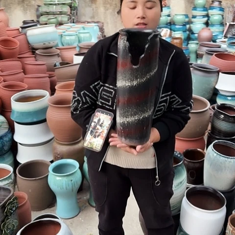 口14高40瑕疵一个盆子。