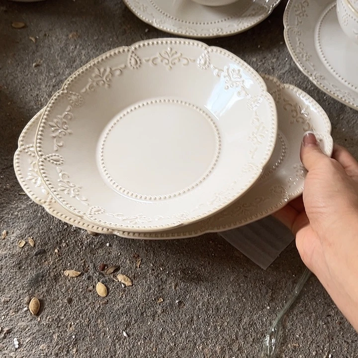 瓷片全部瑕疵商品深➕鱼浮雕