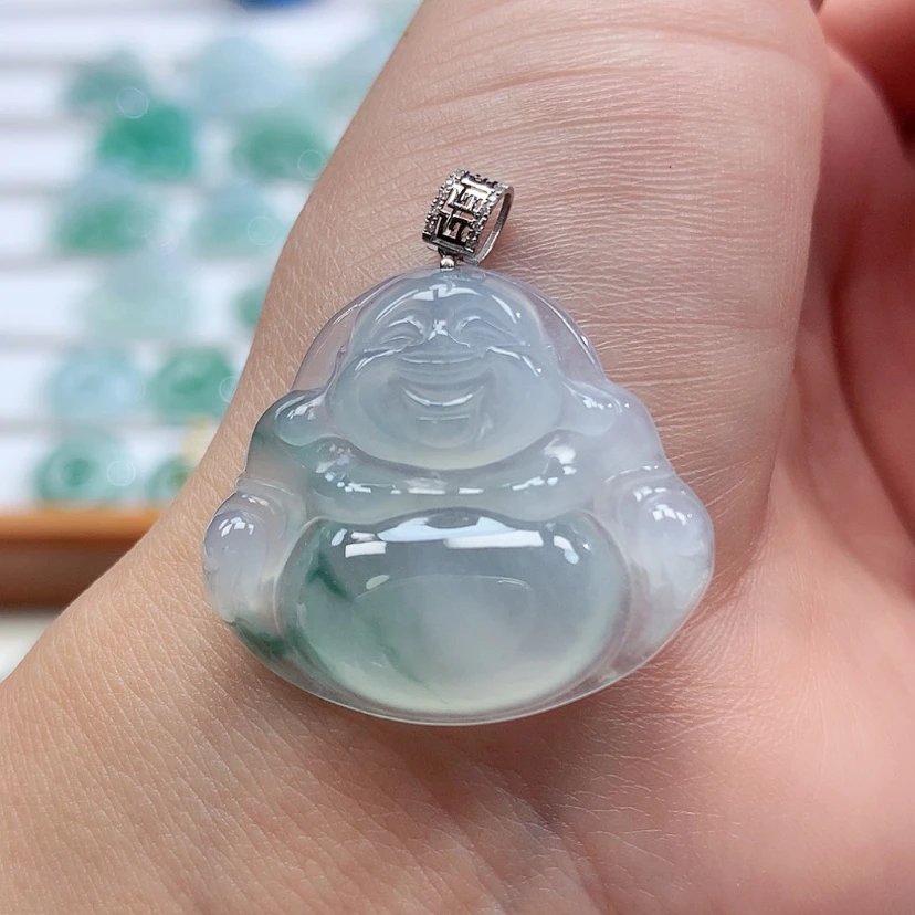 【闪购商品】吊坠(赠链)18K金镶嵌翡翠