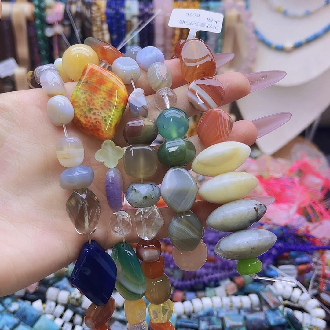 未镶嵌玛瑙/玉髓珠宝半成品/天然玛瑙水晶