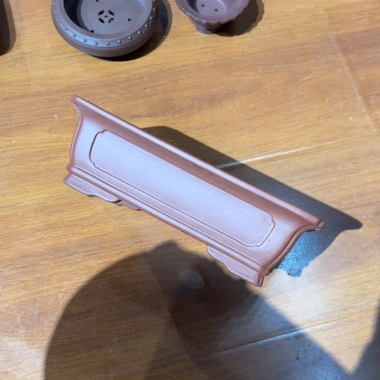 紫砂花盆原矿紫泥