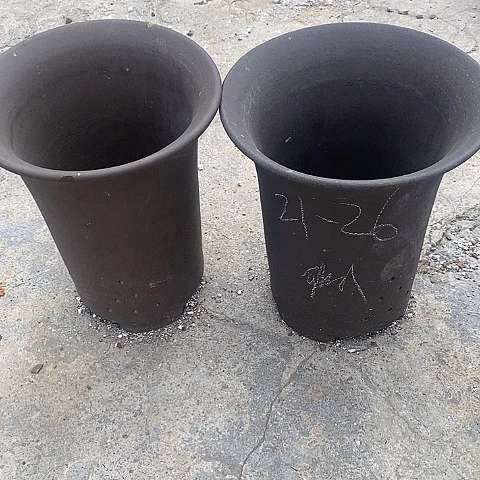 中国宜兴紫砂花，