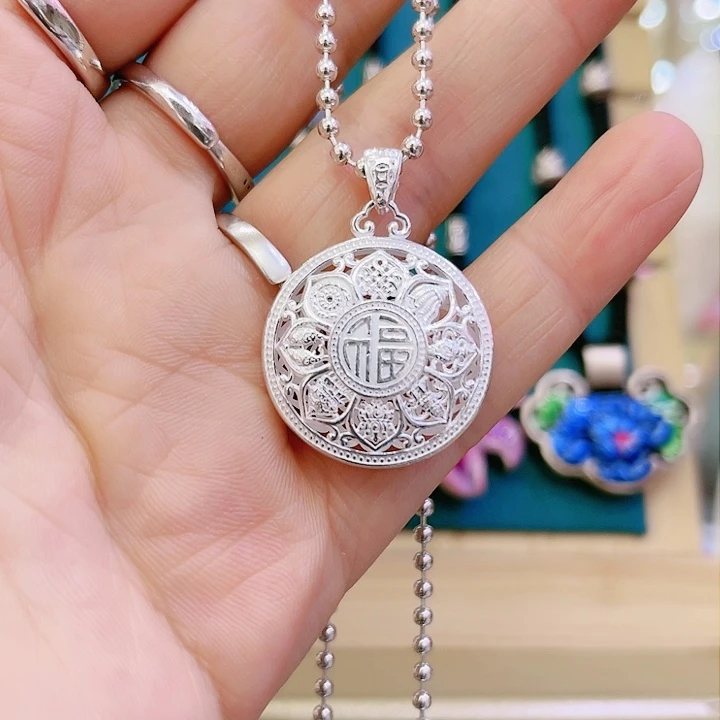 【闪购商品】花岗岩吊坠925银