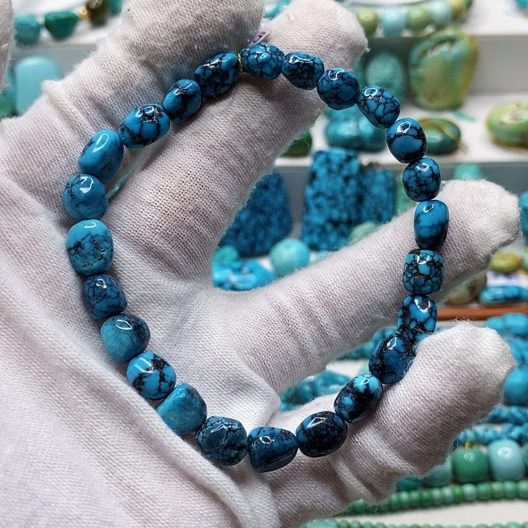 绿松石未镶嵌天然原矿 带武汉地大证书