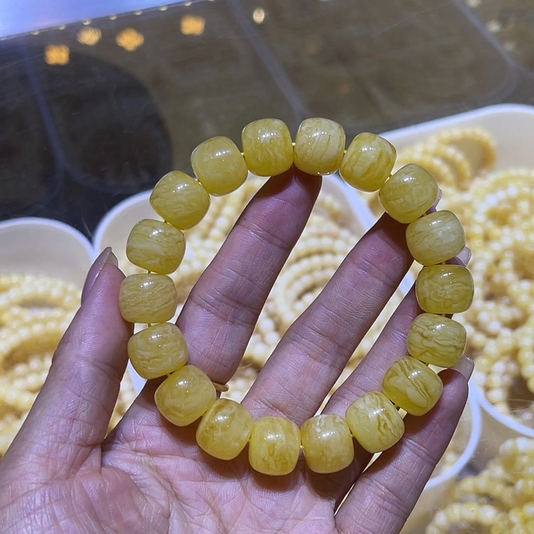 手链琥珀未镶嵌蜜蜡手串14
