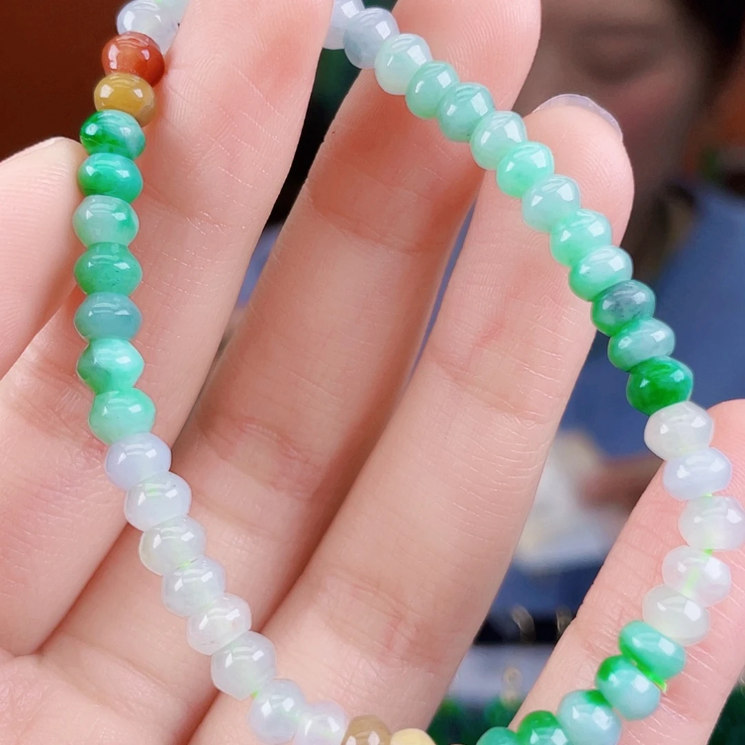 翡翠未镶嵌耳饰饰品