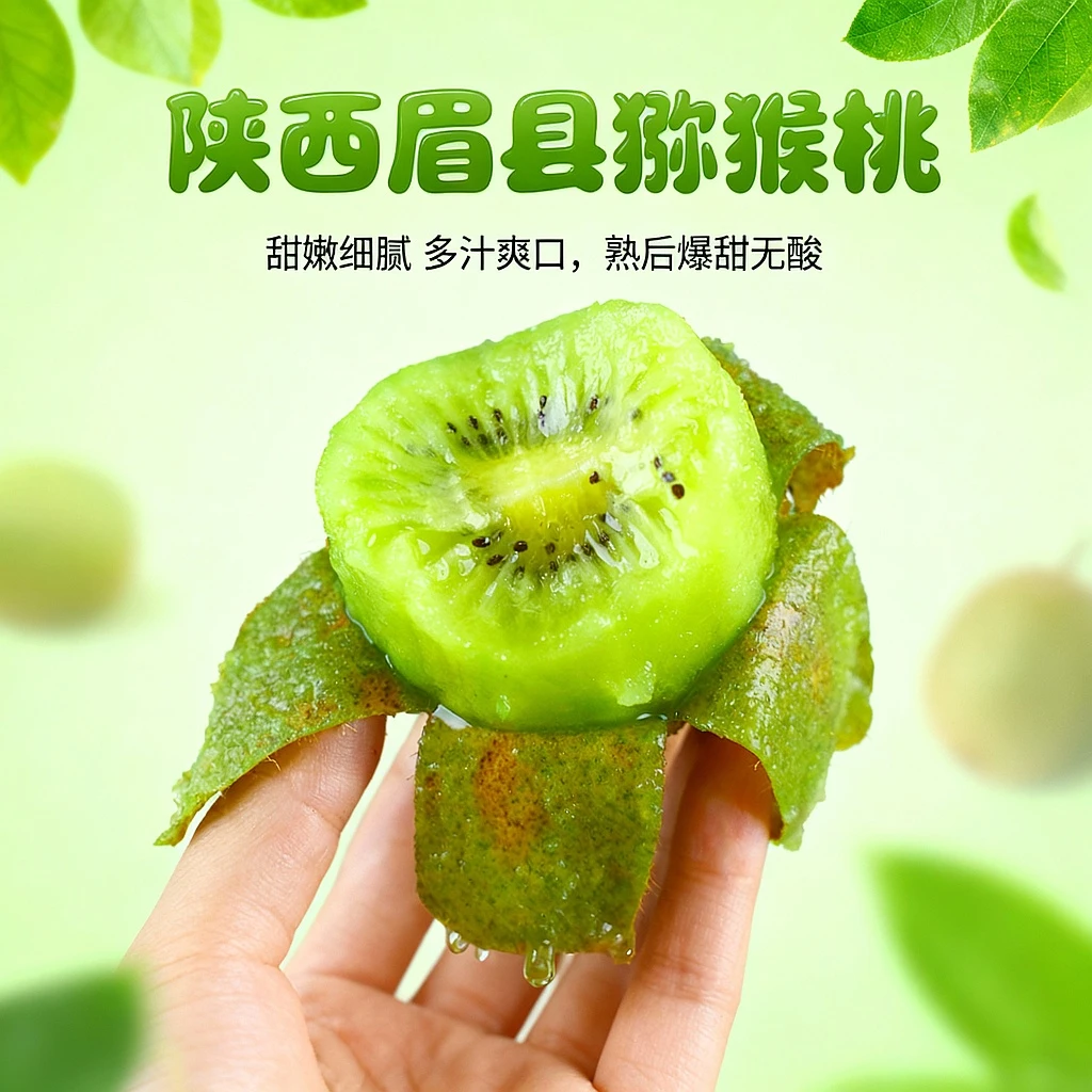 【自然搭档】陕西眉县徐香猕猴桃15-24枚装新鲜水果单果60-120gtz