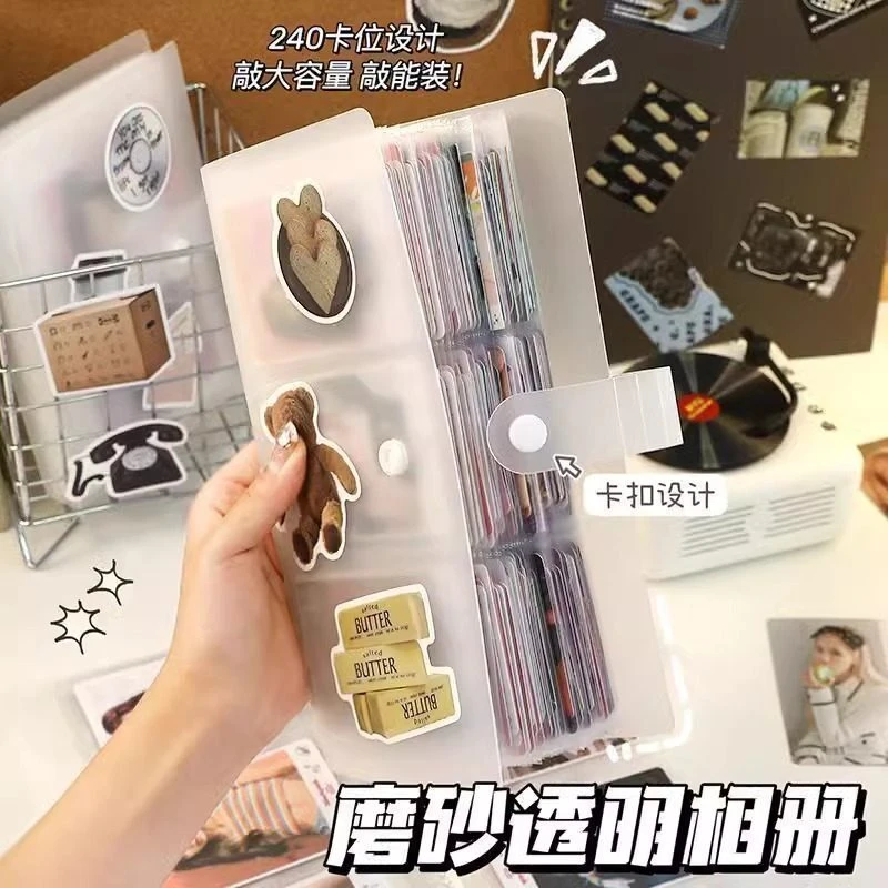 明信片照片影集3寸拍立得相册本火车电影票卡册追星小卡收纳册