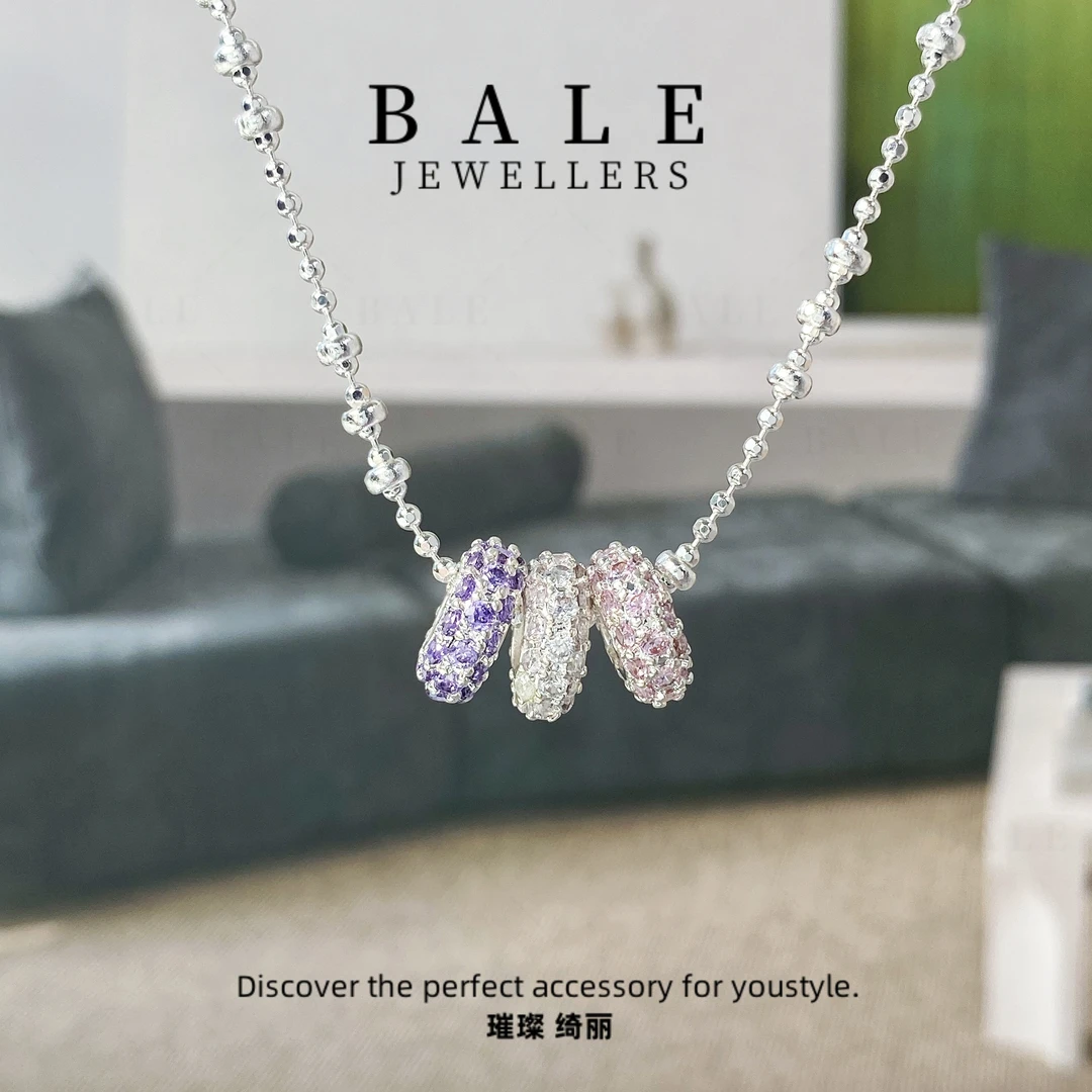 铜合金项链  L3012 <·三色绮梦·> 复古百搭时尚坠链