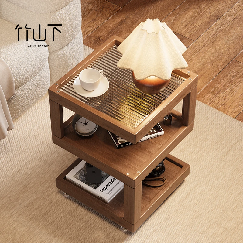 可移动小茶几客厅边几沙发侧边柜床头小桌子小推车卧室简约侧边柜