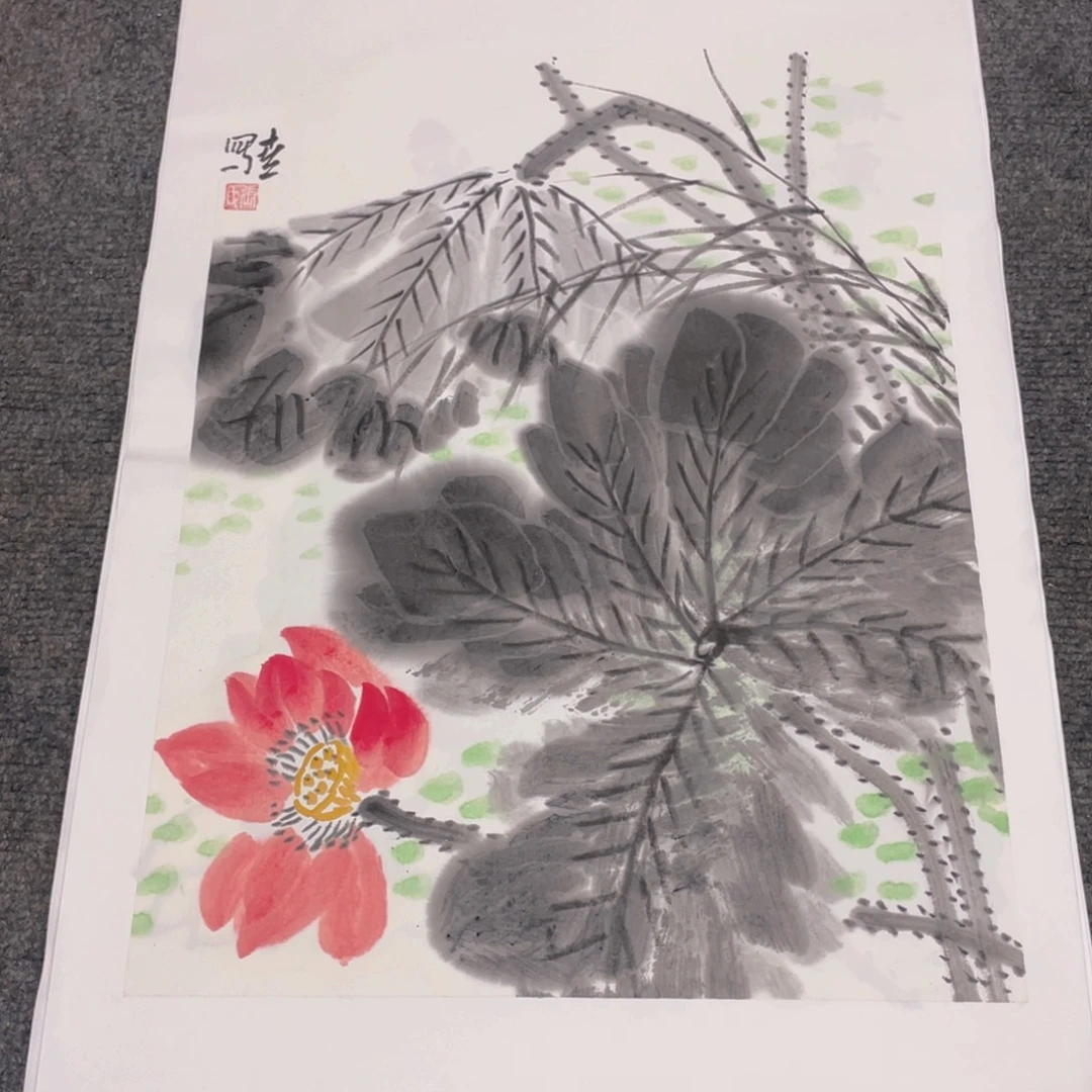 国画1.4平尺纯手绘国画作品