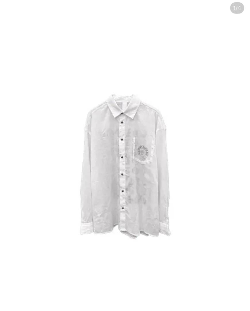 南油小众设计师新品克家印花衬衫