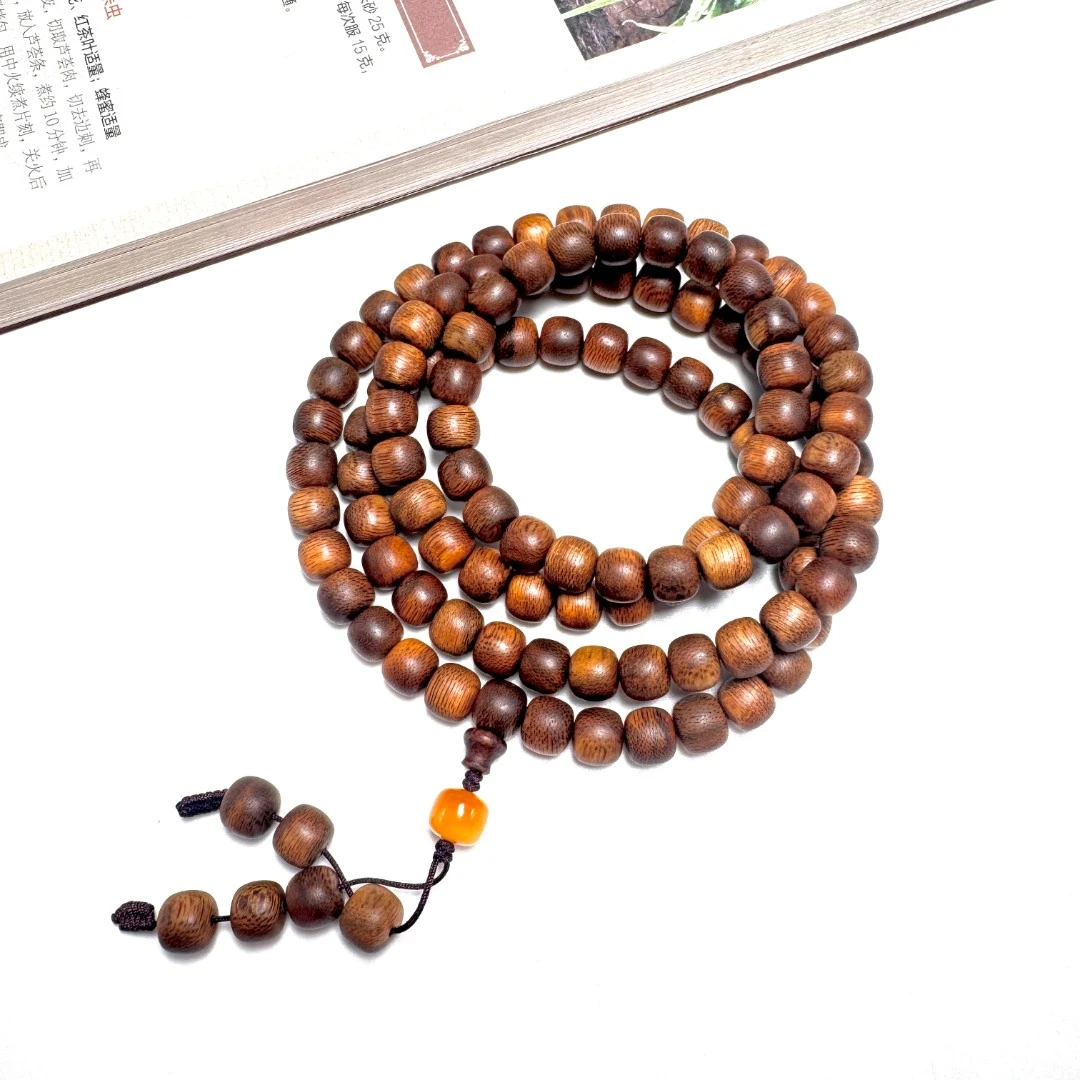 沉香【天禧】越南富国岛倒架沉金丝瘤疤王0.9*108传承款沉水