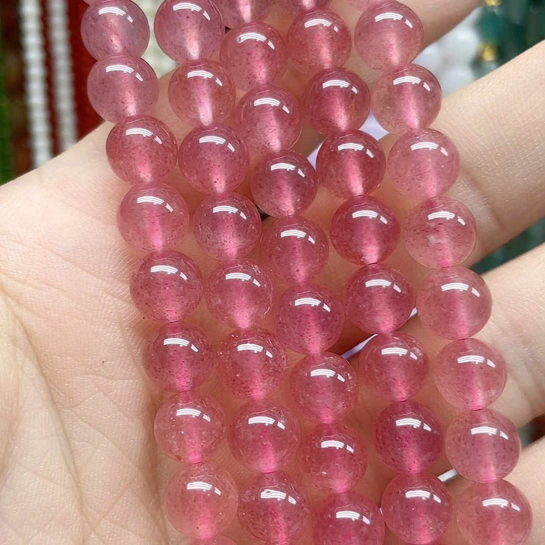 玛瑙/玉髓合金珠宝半成品8mm一条