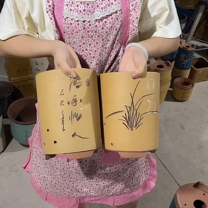 紫砂花盆紫砂花盆
