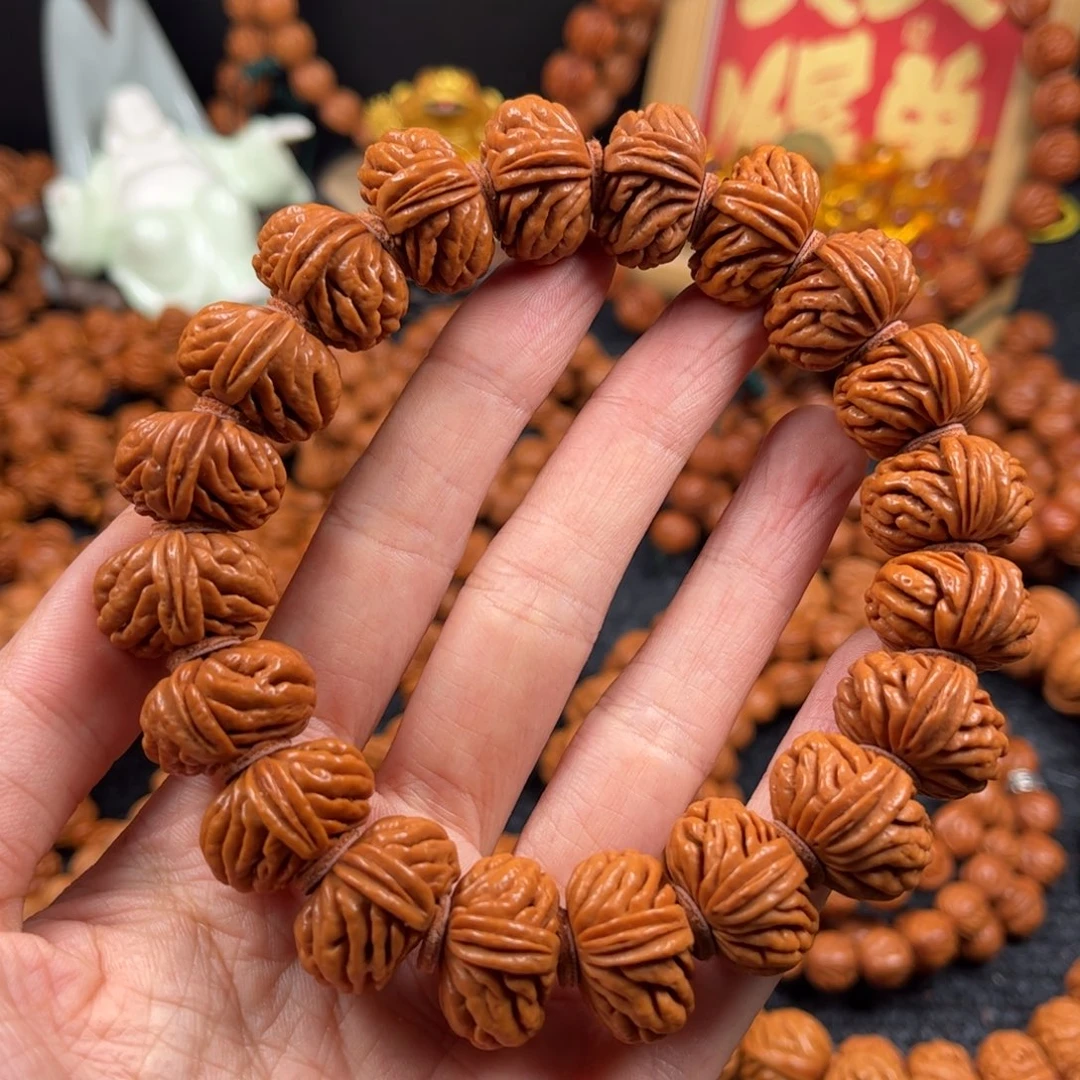 文玩核桃手串C13桃核手串