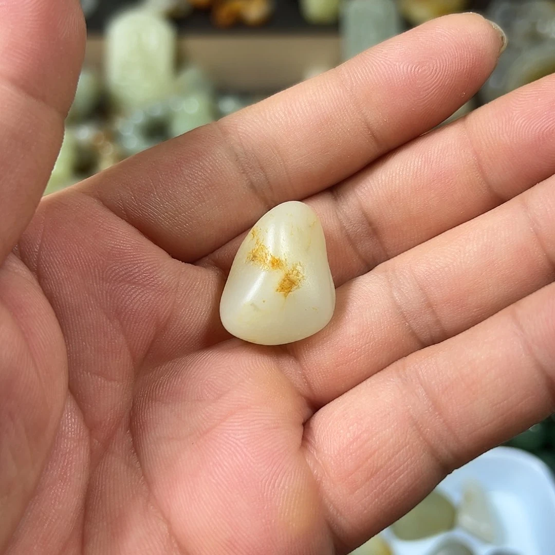 普***友和田玉（青玉）未镶嵌颈饰