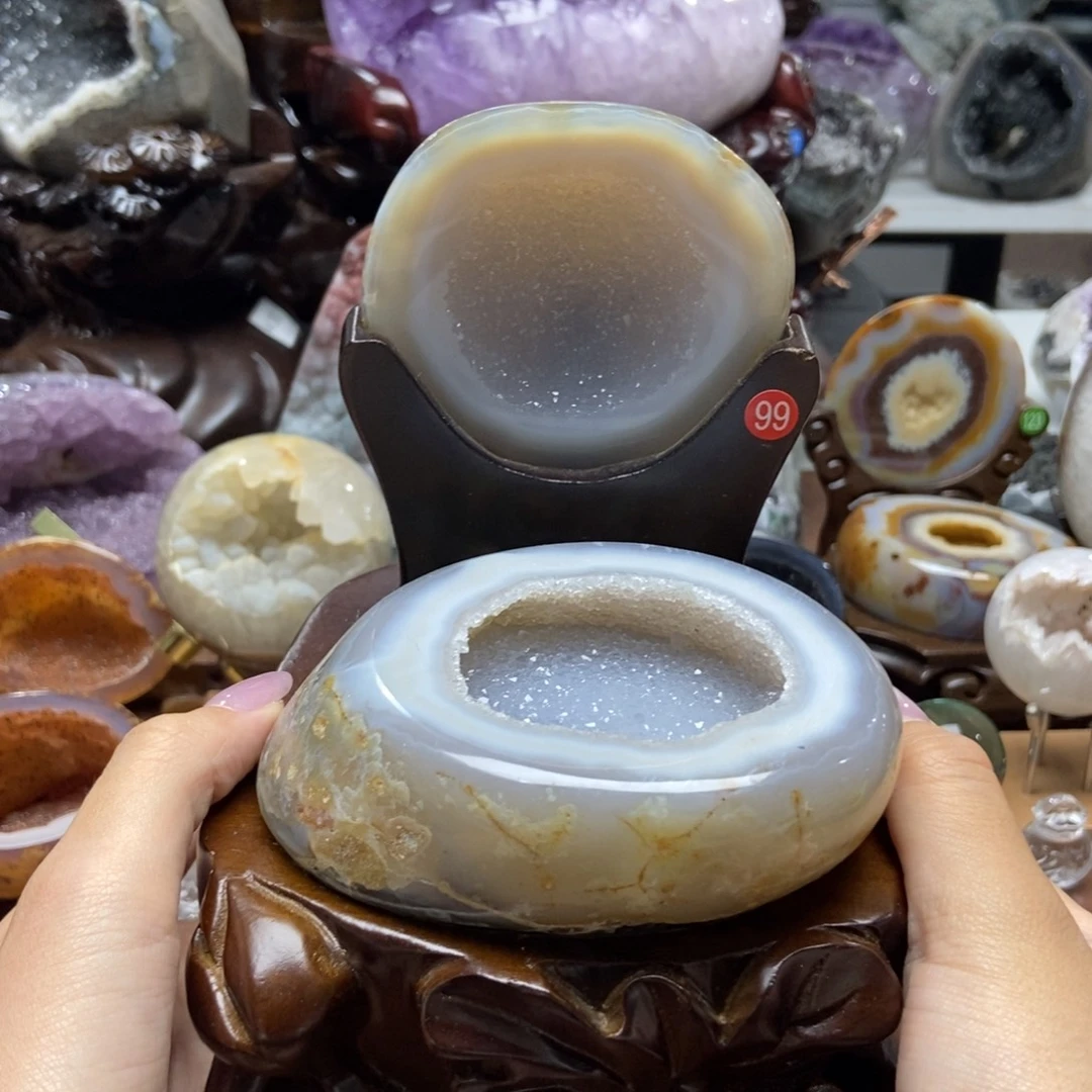紫晶摆件未镶嵌水晶