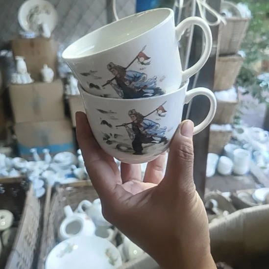 库存微瑕林冲杯两个