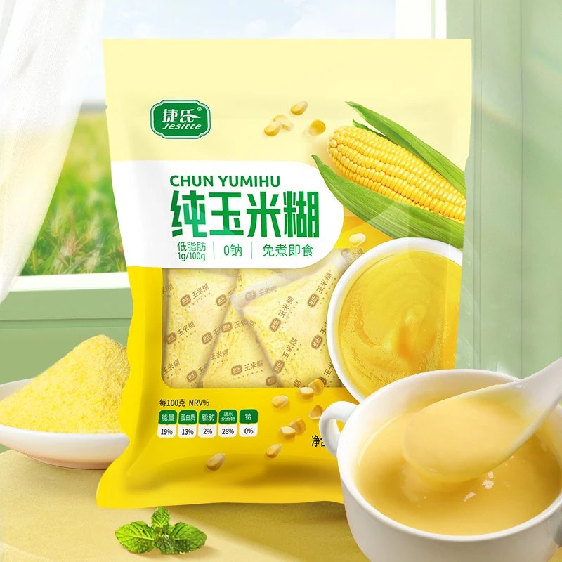 Jesitte/捷氏纯玉米糊400g小包装低脂肪免煮即食无添加代餐粉冲泡