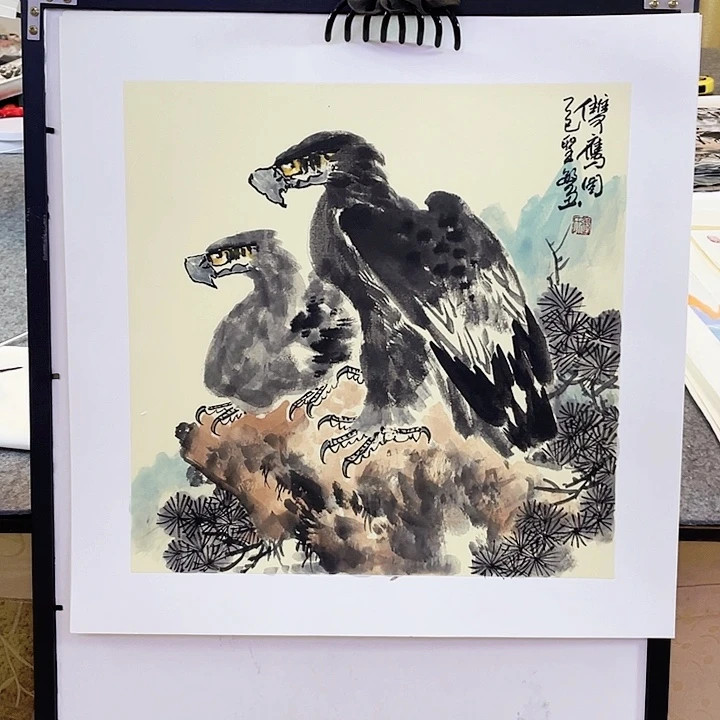 国画张圣敏先生纯手绘作品