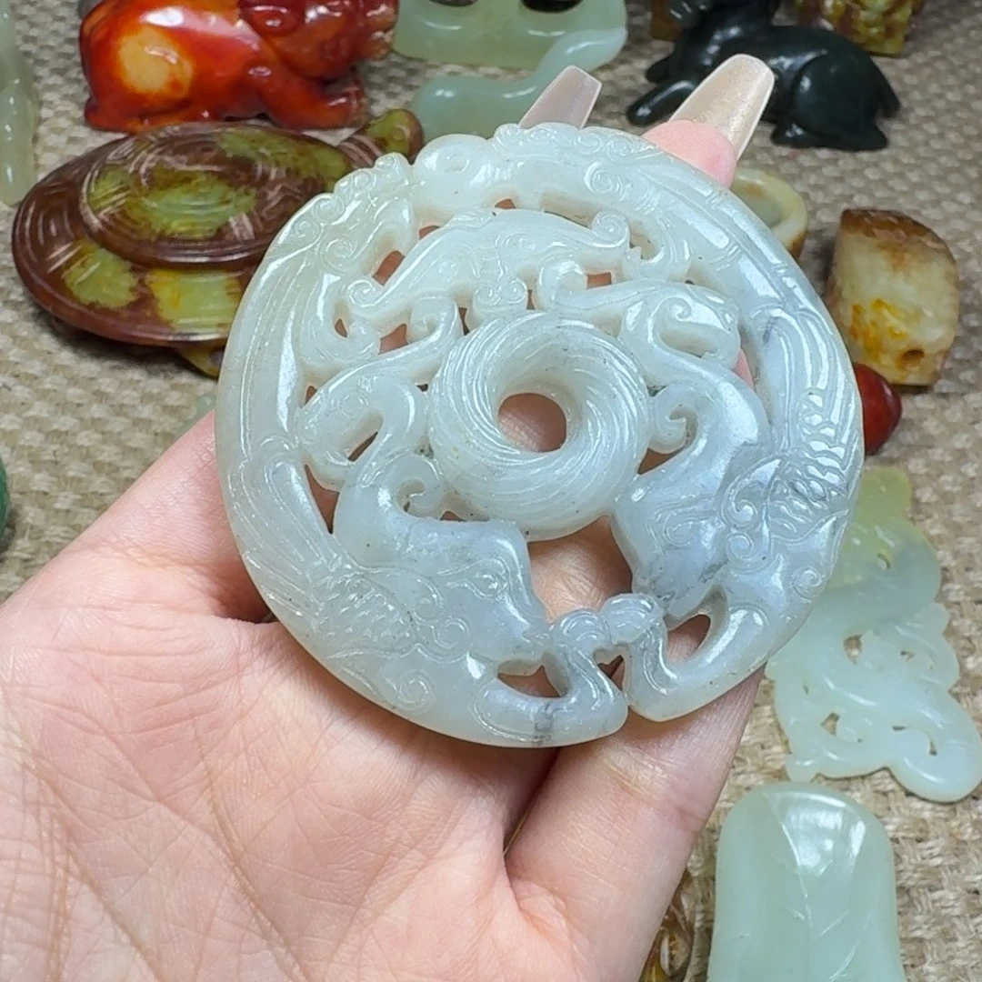 吊坠白玉菩提挂件