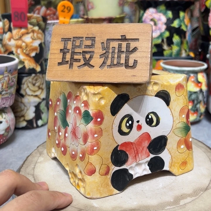 景德镇红陶精品手绘陶瓷