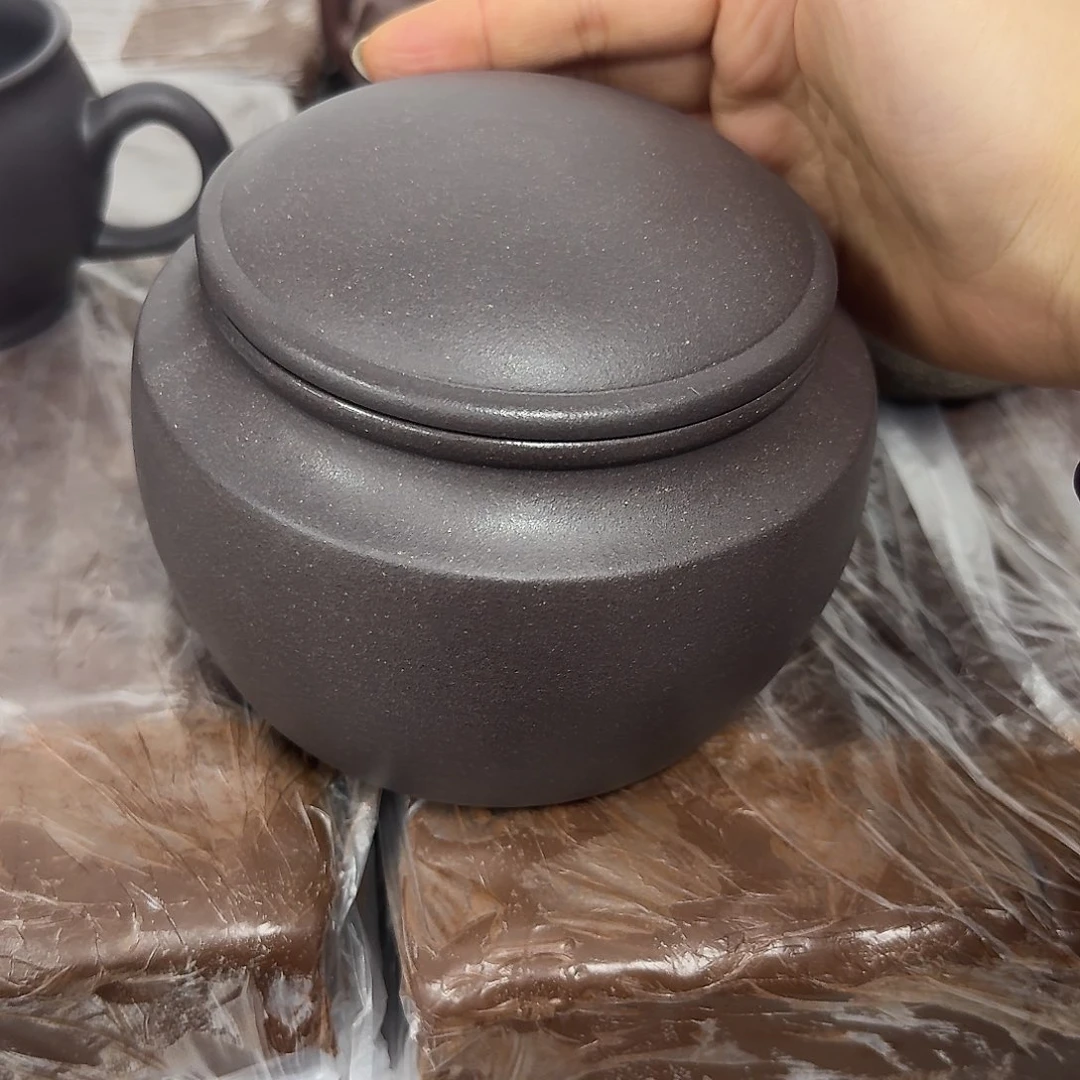 紫砂茶壶黄龙山原矿天青