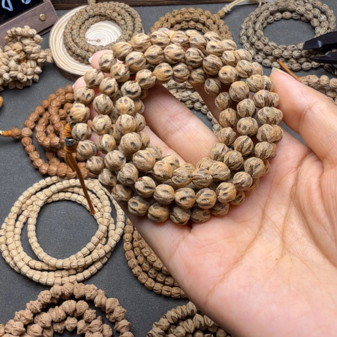 吊坠柏香籽/百香籽热振 原装红牙莲花鬼脸