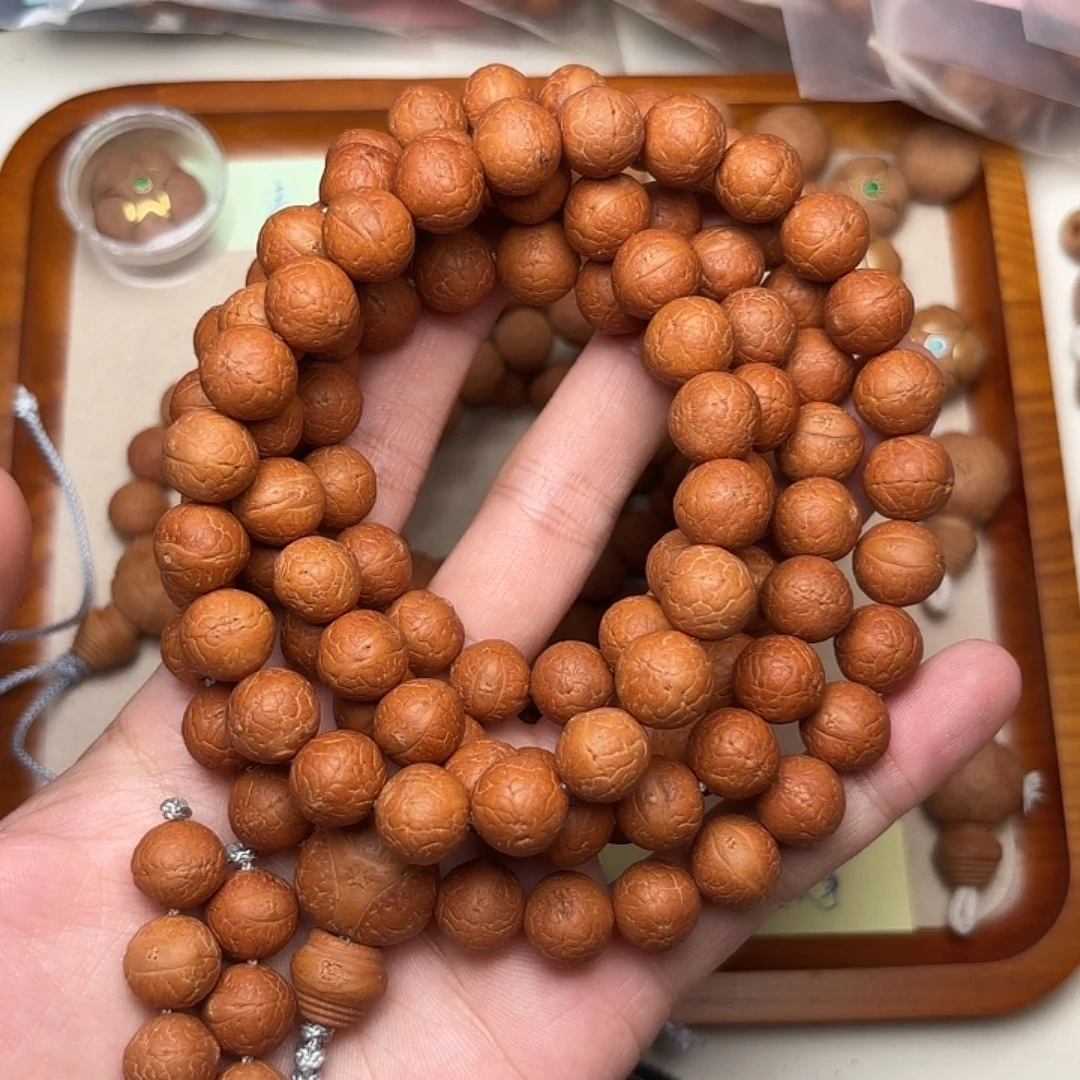 方***琛凤眼菩提手串精品正圆108脖挂11.5福利