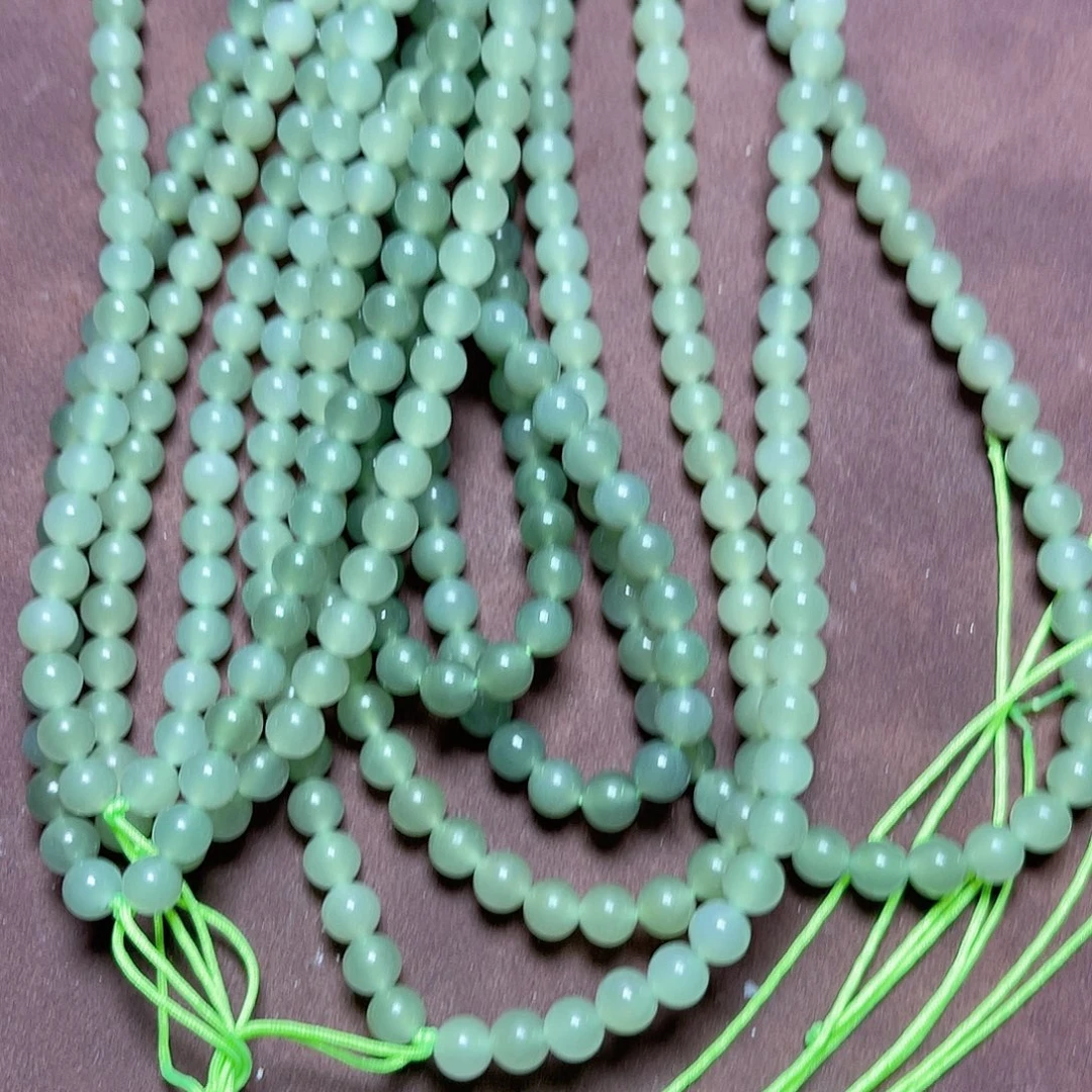 和田玉未镶嵌颈饰新疆青黄口108多样性发一