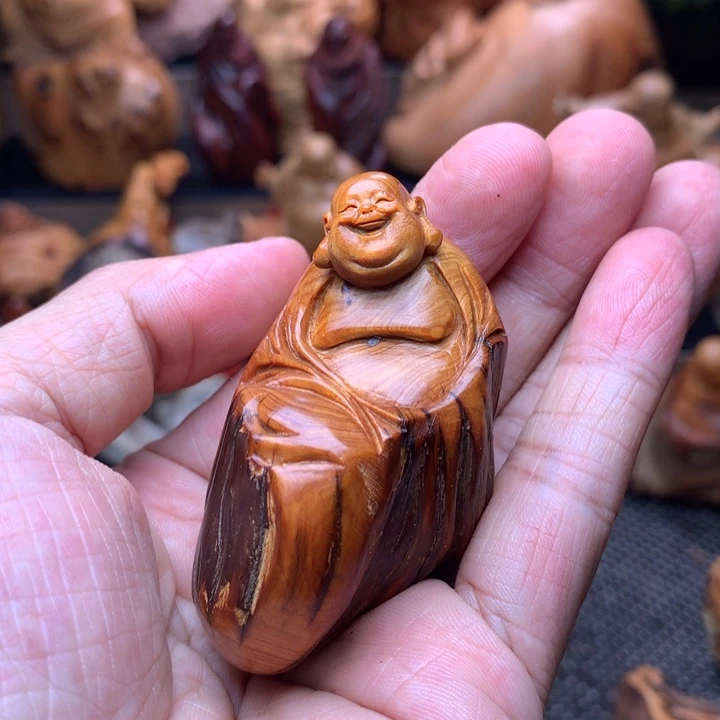 柏木（崖柏）崖柏陈化料手把件