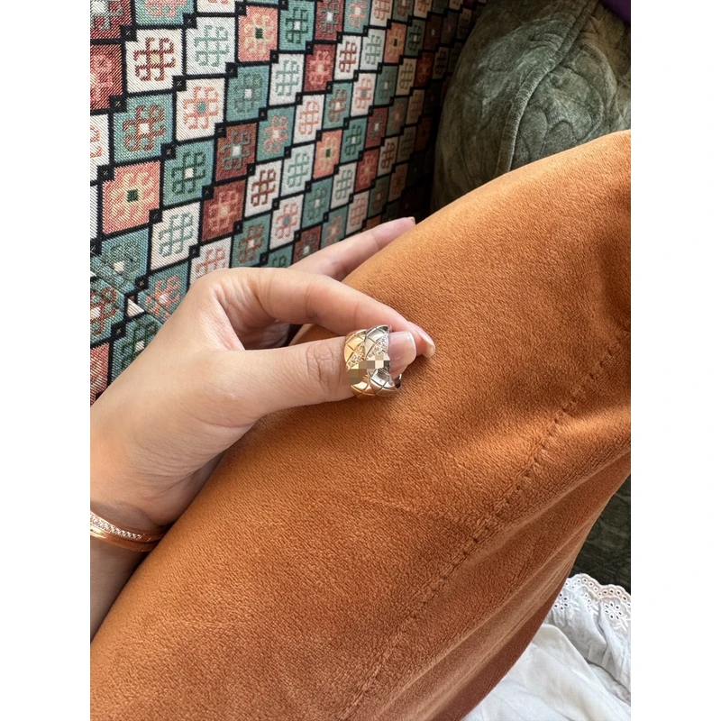 合金锆石戒指 coco  crush镶钻合金戒指