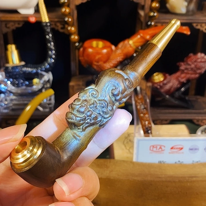 高端定制金丝楠烟嘴