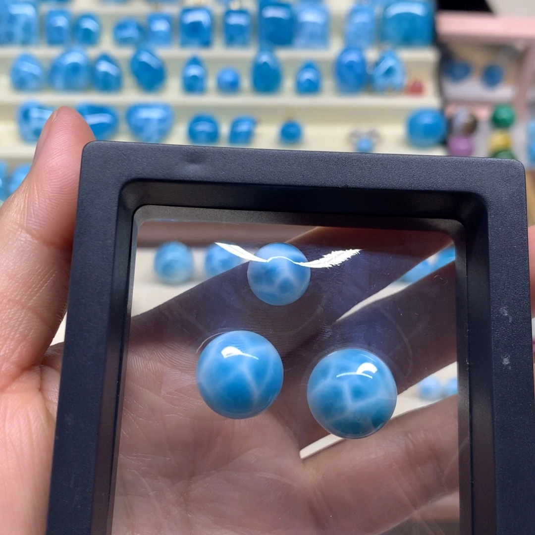 橙***9针钠钙石（海纹石）未镶嵌手链