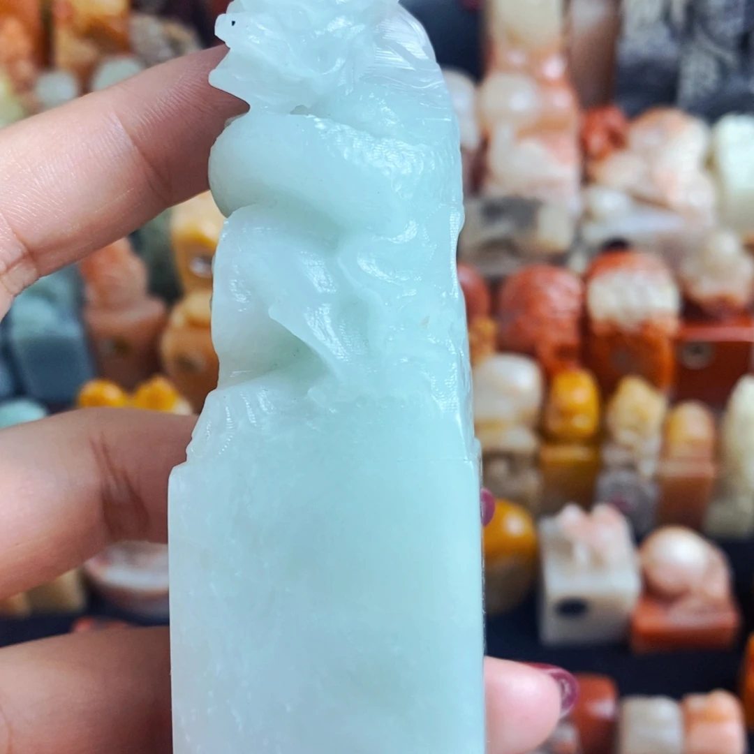 昌化石印石匠**学手工篆刻
