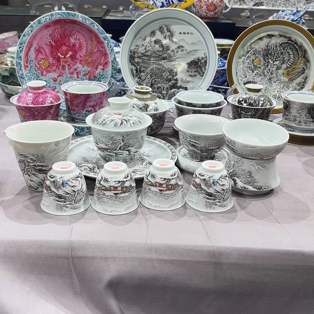 瓷片景德镇的艺术半手