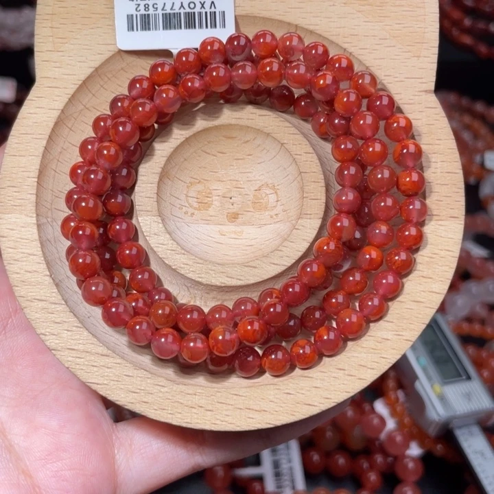 南红玛瑙未镶嵌5.4咪紫底妖花1059