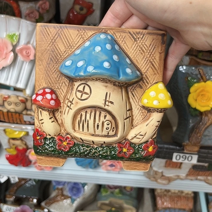 紫砂花盆粗陶材质多肉花盆