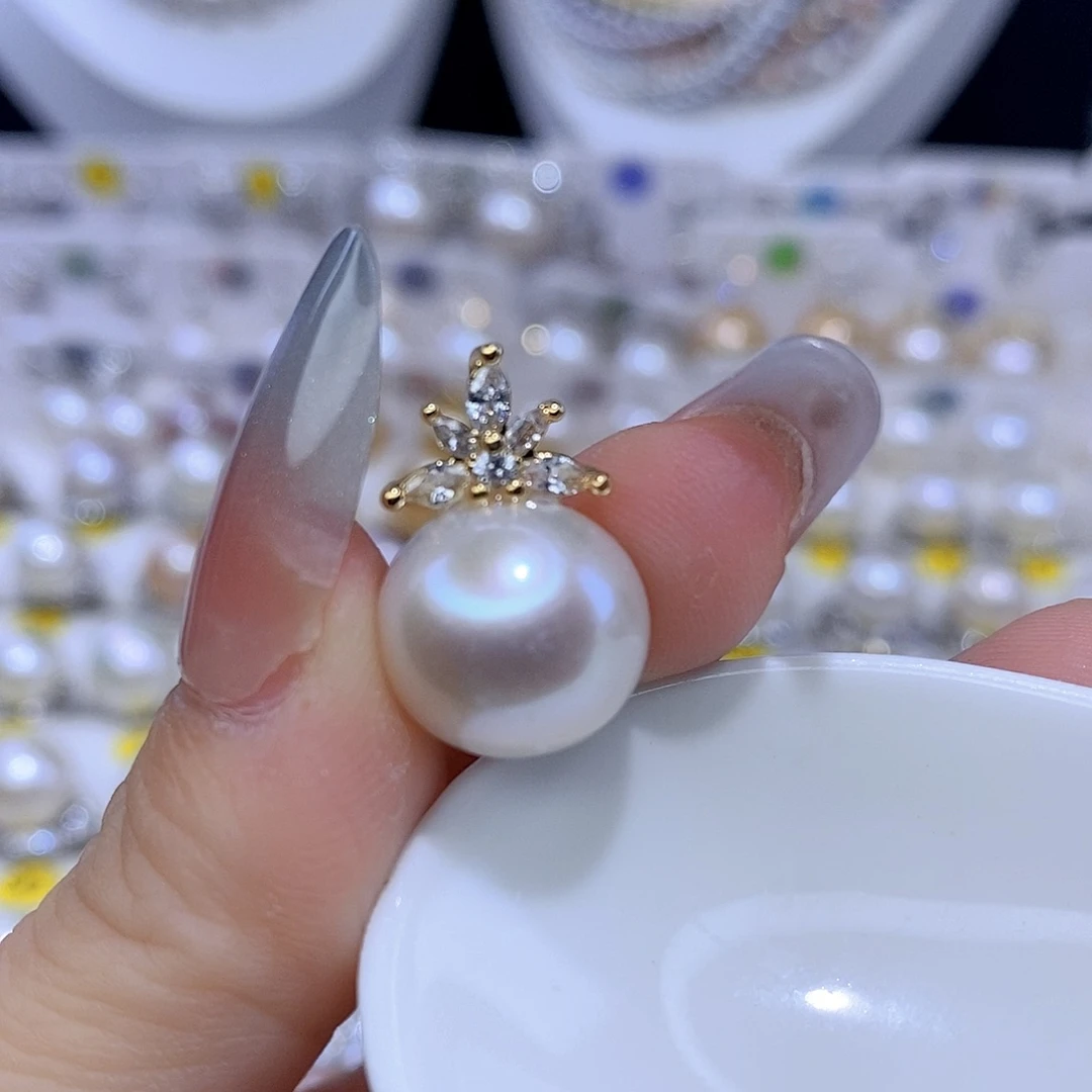 颈饰合金淡水珍珠