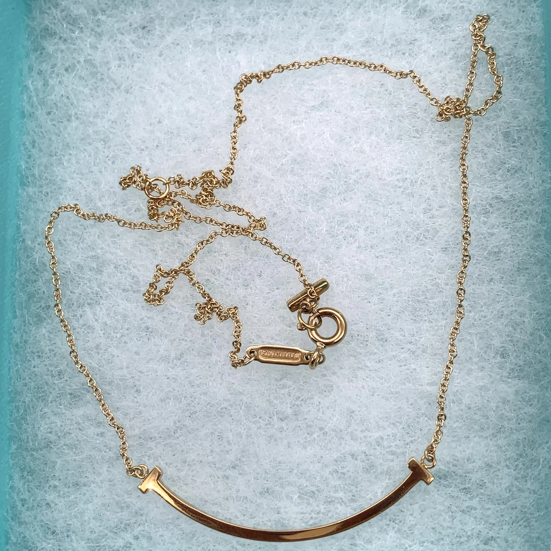 99新 Tiffany & Co./蒂芙尼 Tiffany蒂夫尼笑脸项链