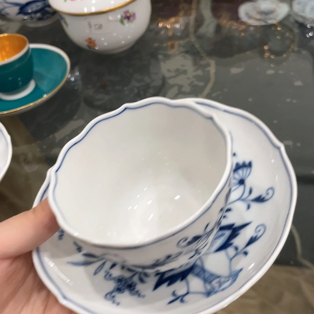 瓷片中古一等咖啡杯