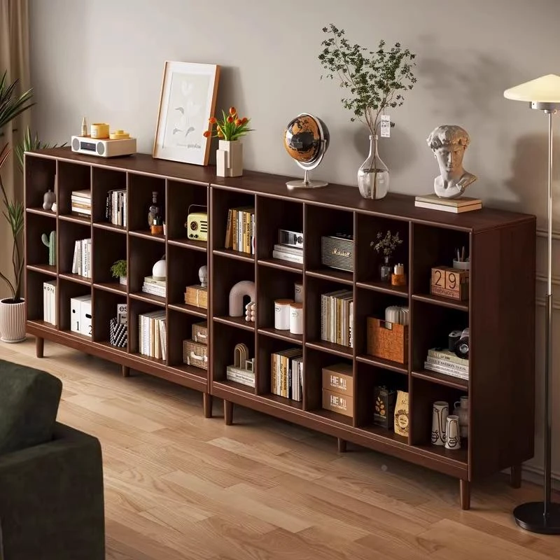 矮书柜去客厅化自由组合书架一体靠墙储物柜收纳柜子