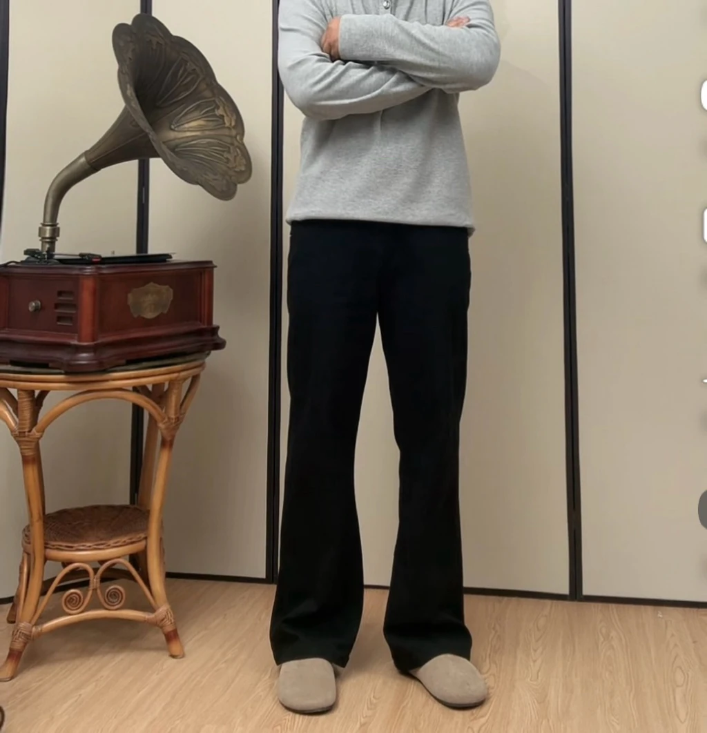 Ohdia毕业级私人订制莱卡弹力牛仔裤秋冬加厚A字显瘦直筒裤裤子